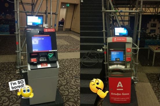 ATMs, too, can feel lonely and ignored