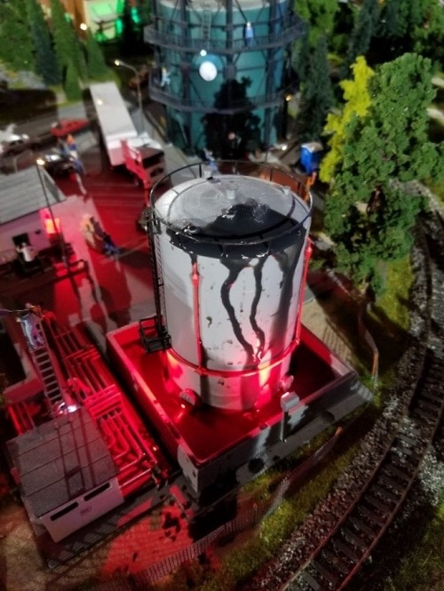 Figure 7. Oil storage facility collapse